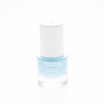 Namaki, doosje met drie afpelbare nagellakjes - Frosted Blue, Pale Pink, Bluish Silver - vegan