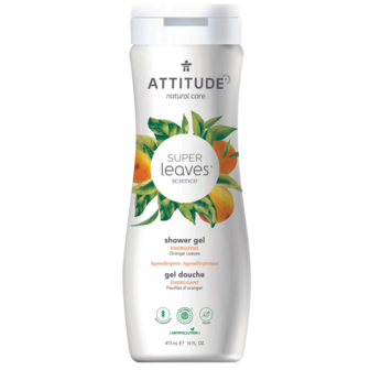 Attitude Douchegel - Energizing - Orange Leaves - 473 ml - vegan