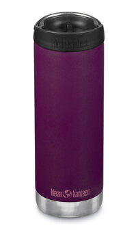 Klean Kanteen thermos schoolbeker Caf&eacute; Cap 473 ml RVS - Paars