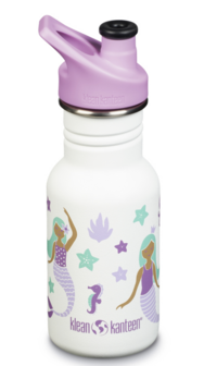 Klean kanteen- Kid Kanteen-  drinkfles met sportdop - 355 ml - mermaid