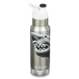 Klean Kanteen kinder isolatiefles - 355 ml  - shark