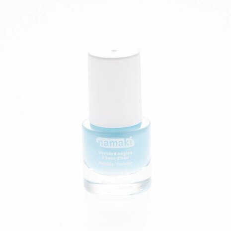 Namaki, doosje met drie afpelbare nagellakjes - Frosted Blue, Pale Pink, Bluish Silver - vegan